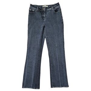 Vintage Penman's Women's Jeans Y2K Size 6 Dark Wash Embroidered Boot Cut